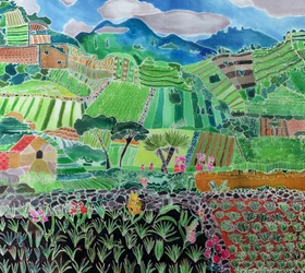 Cabbages and Lilies, Solola Region, Guatemala
